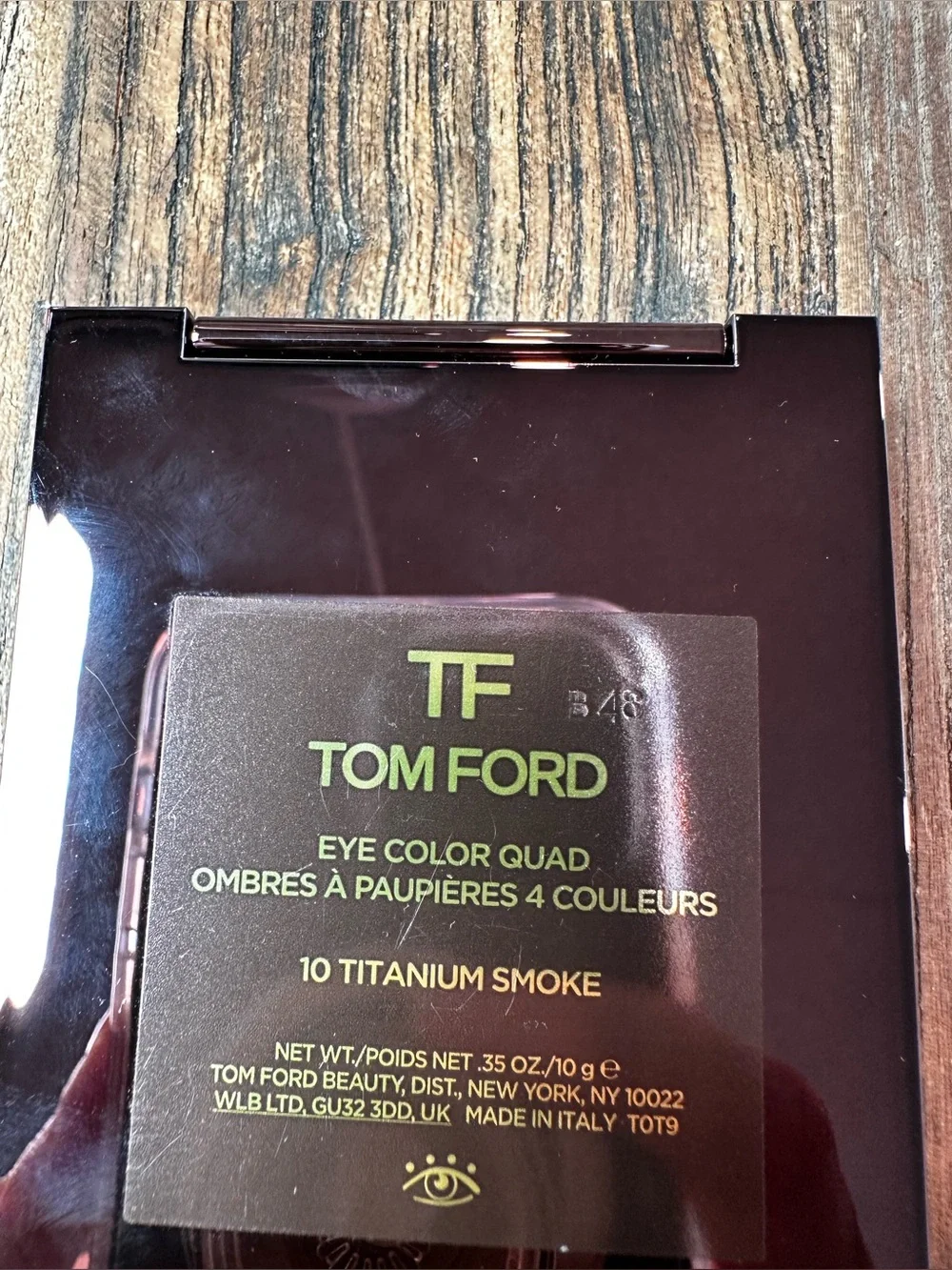 Tom Ford Metallic Silver & Charcoal Eyeshadow Quad